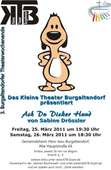 Plakat Ach, du dicker Hund